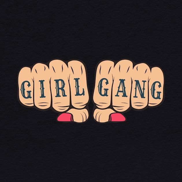 Girl Gang - Fists by sqwear